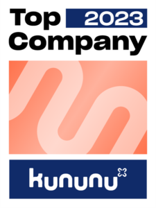 Badge "Top Company 2023" von kununu